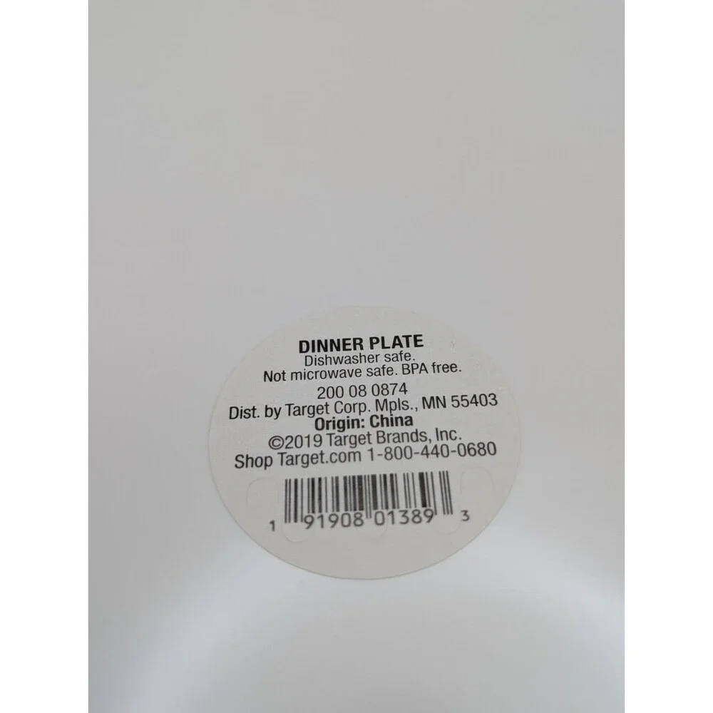 Set of 2 Target Wondershop Christmas Melamine Dinner Plate 11